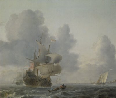 Stormy Sea, 1690 by Ludolf Backhuysen